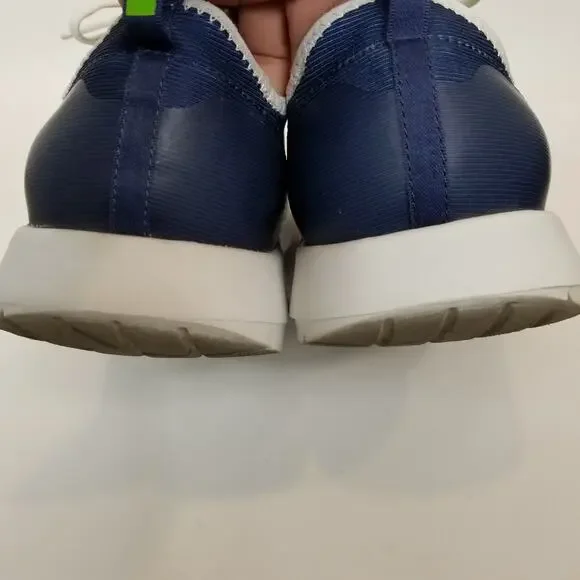 Oofos Men's OOmg Sport Low Shoes US 12 / EU 45 White Navy Recovery 09012023-14 - Picture 6 of 9